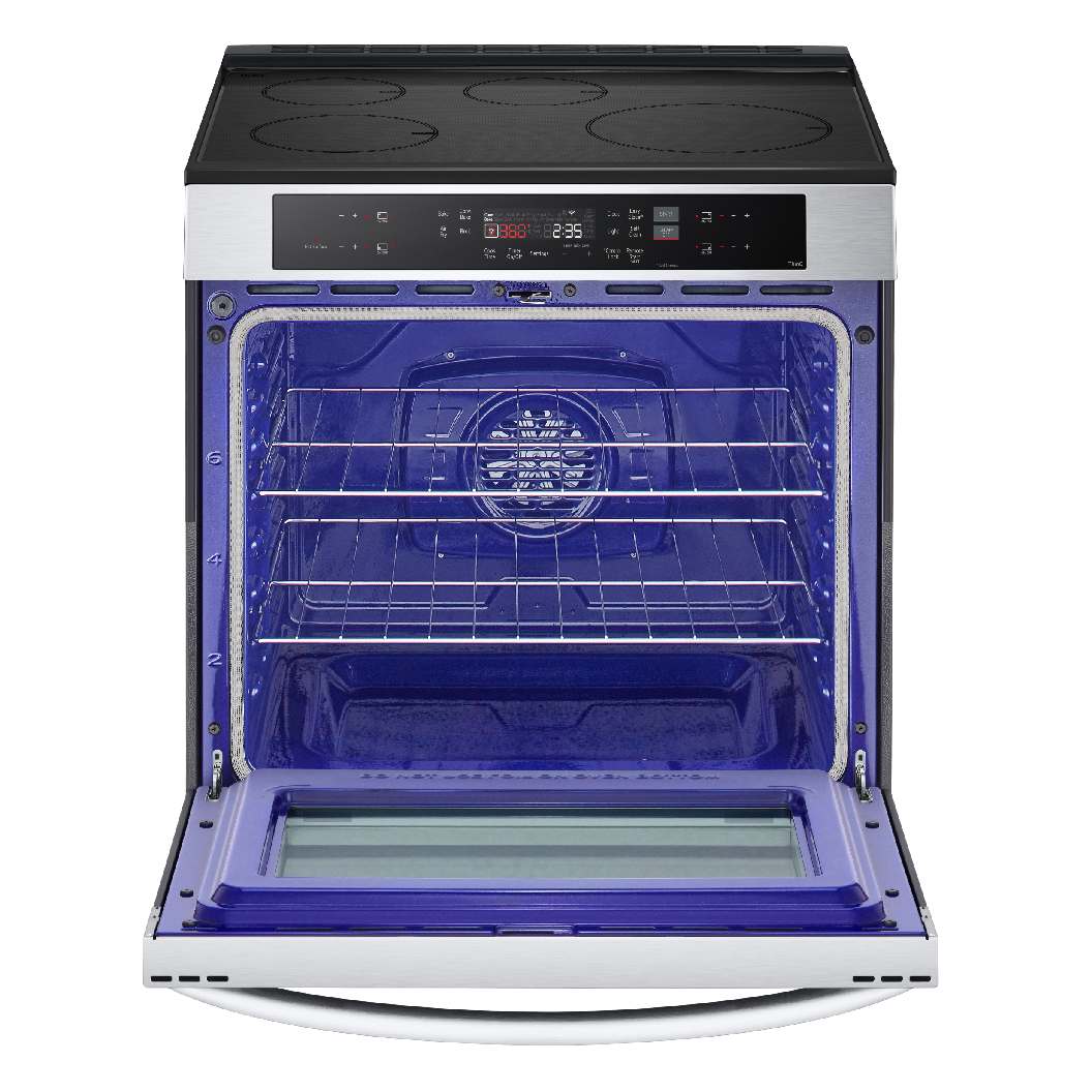 Cuisinière à induction encastrable 30 po, 6,3 pi³ Inox avec Air Fry