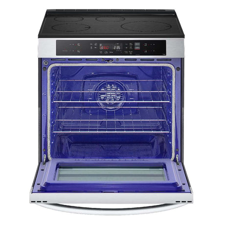 Cuisinière à induction encastrable 30 po, 6,3 pi³ Inox avec Convection ProBake®, Air Fry et EasyClean®