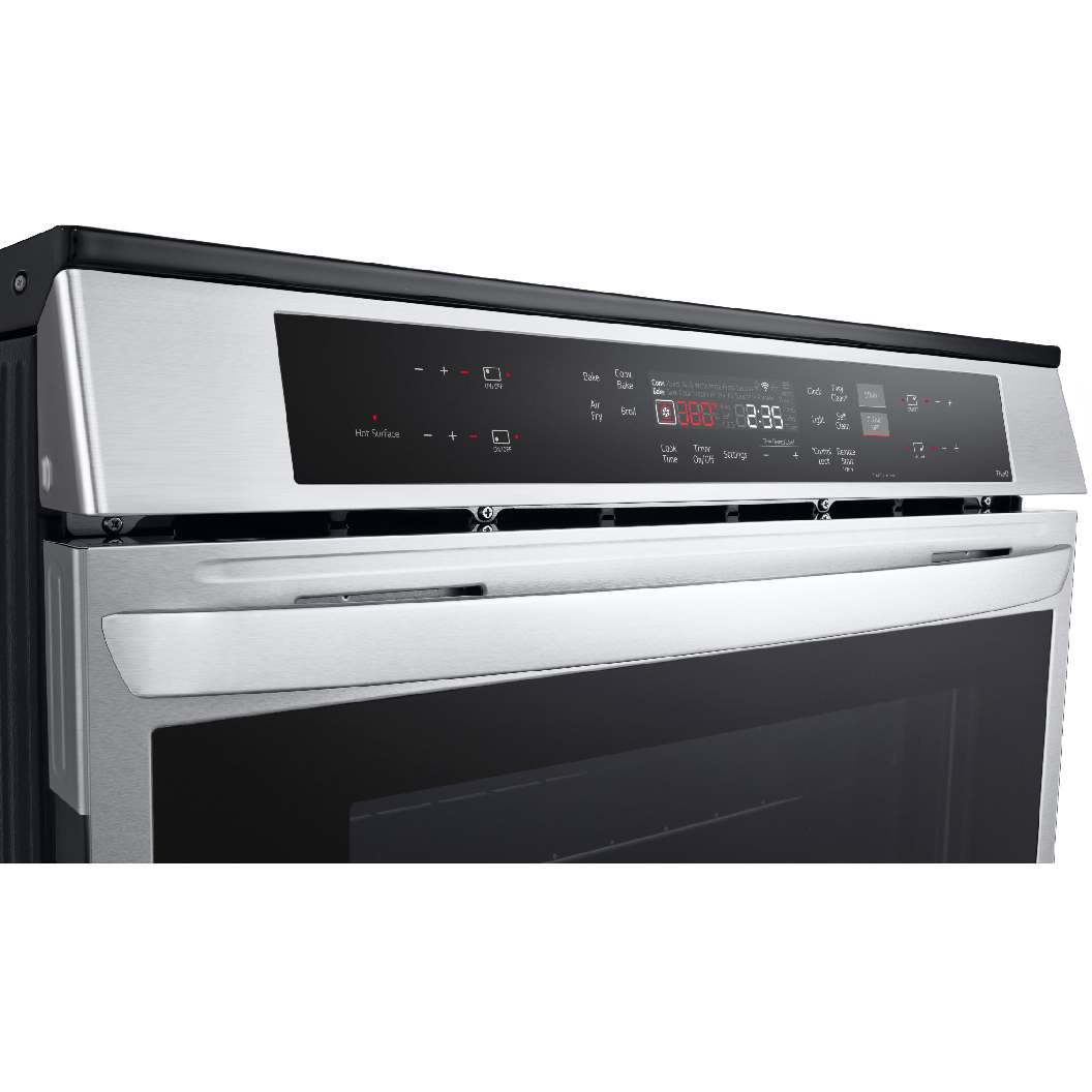Cuisinière à induction encastrable 30 po, 6,3 pi³ Inox avec Air Fry