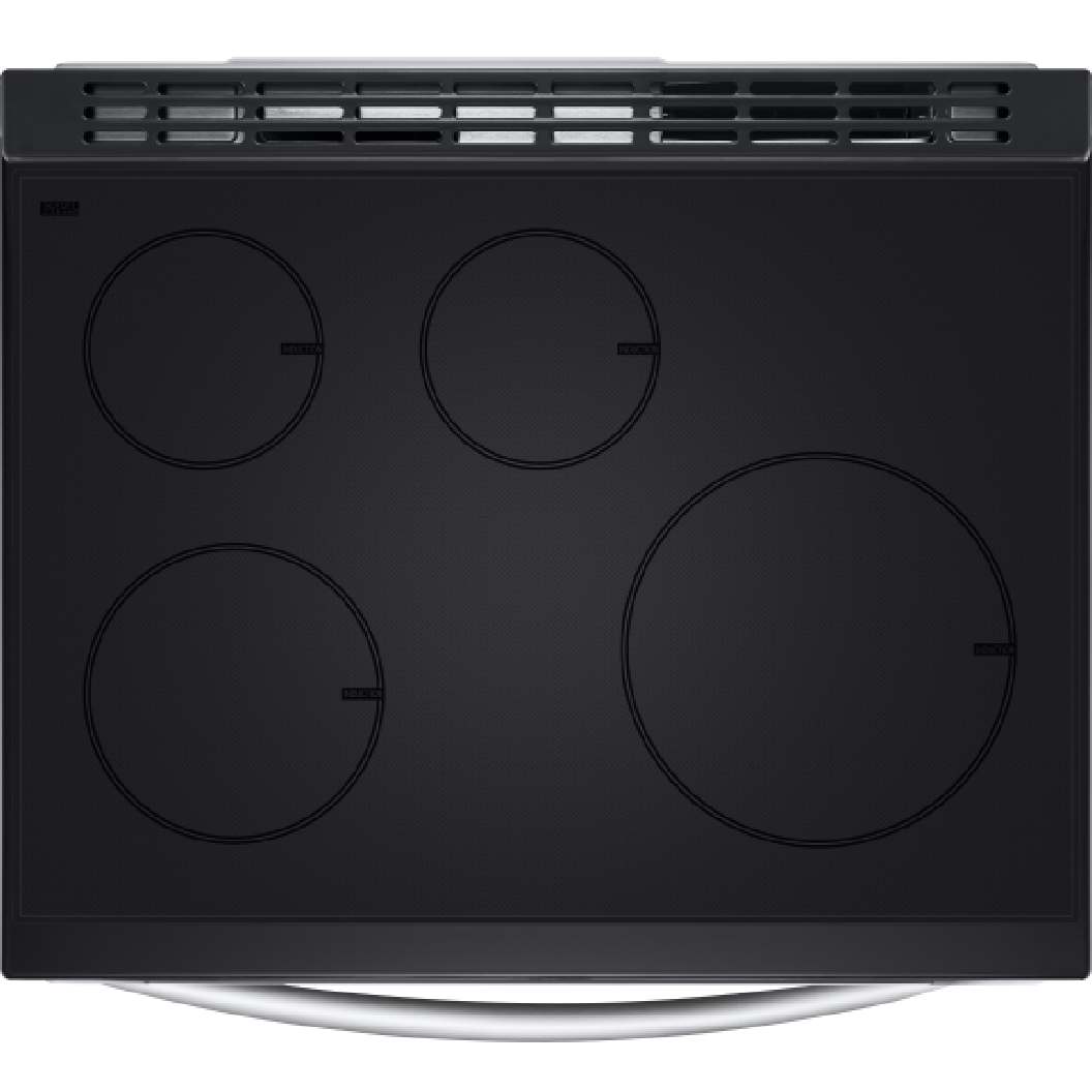 Cuisinière à induction encastrable 30 po, 6,3 pi³ Inox avec Air Fry