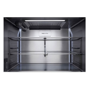 Réfrigérateur porte française 36 po 26,5 pi³ 3 portes Inox avec distributeur d'eau interne et machine à glaçons