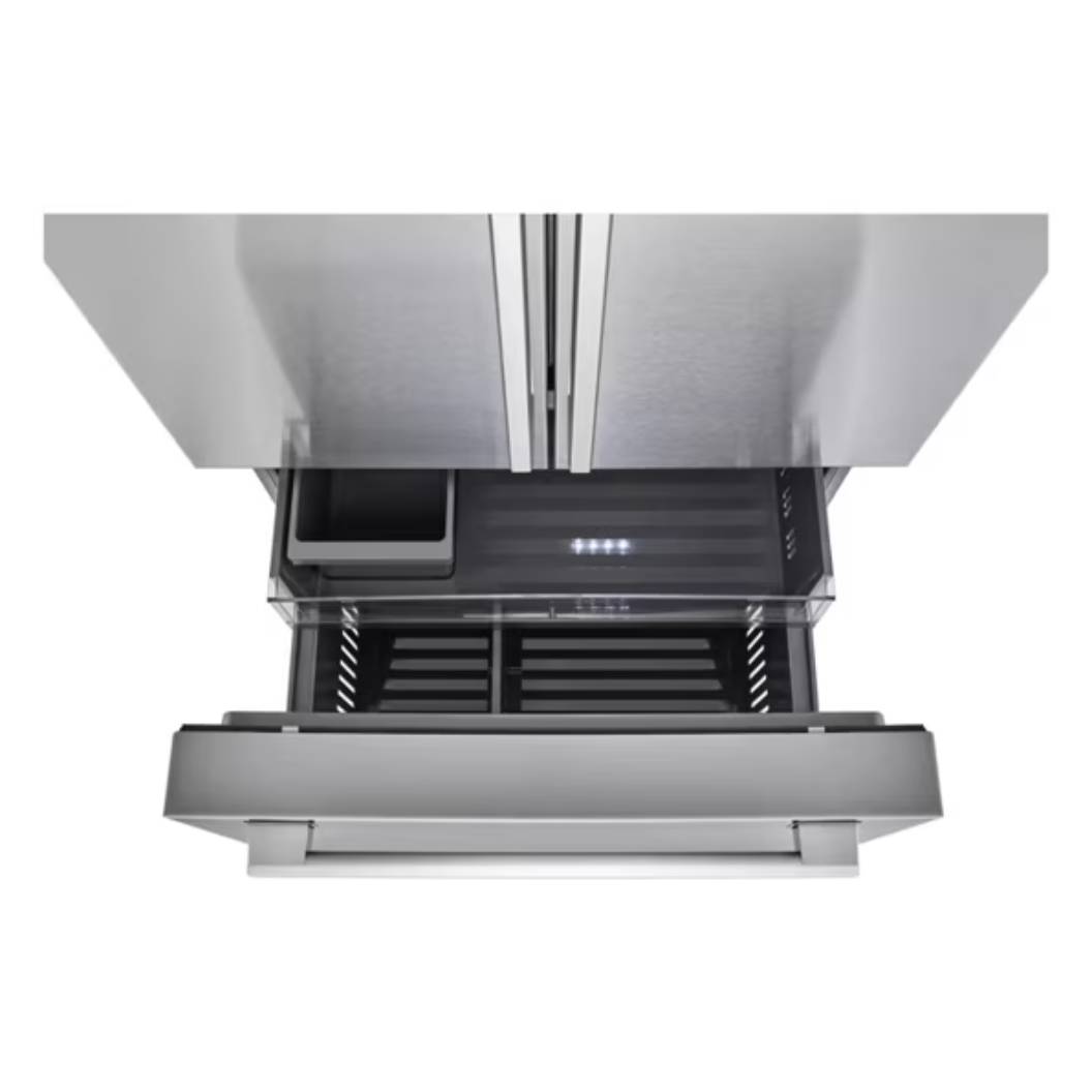 Réfrigérateur portes françaises 36 po 3 portes Inox