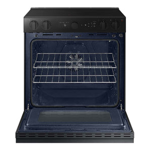 Cuisinière électrique encastrable 30 po, 6,3 pi³ Inox noir avec Air Fry et convection véritable