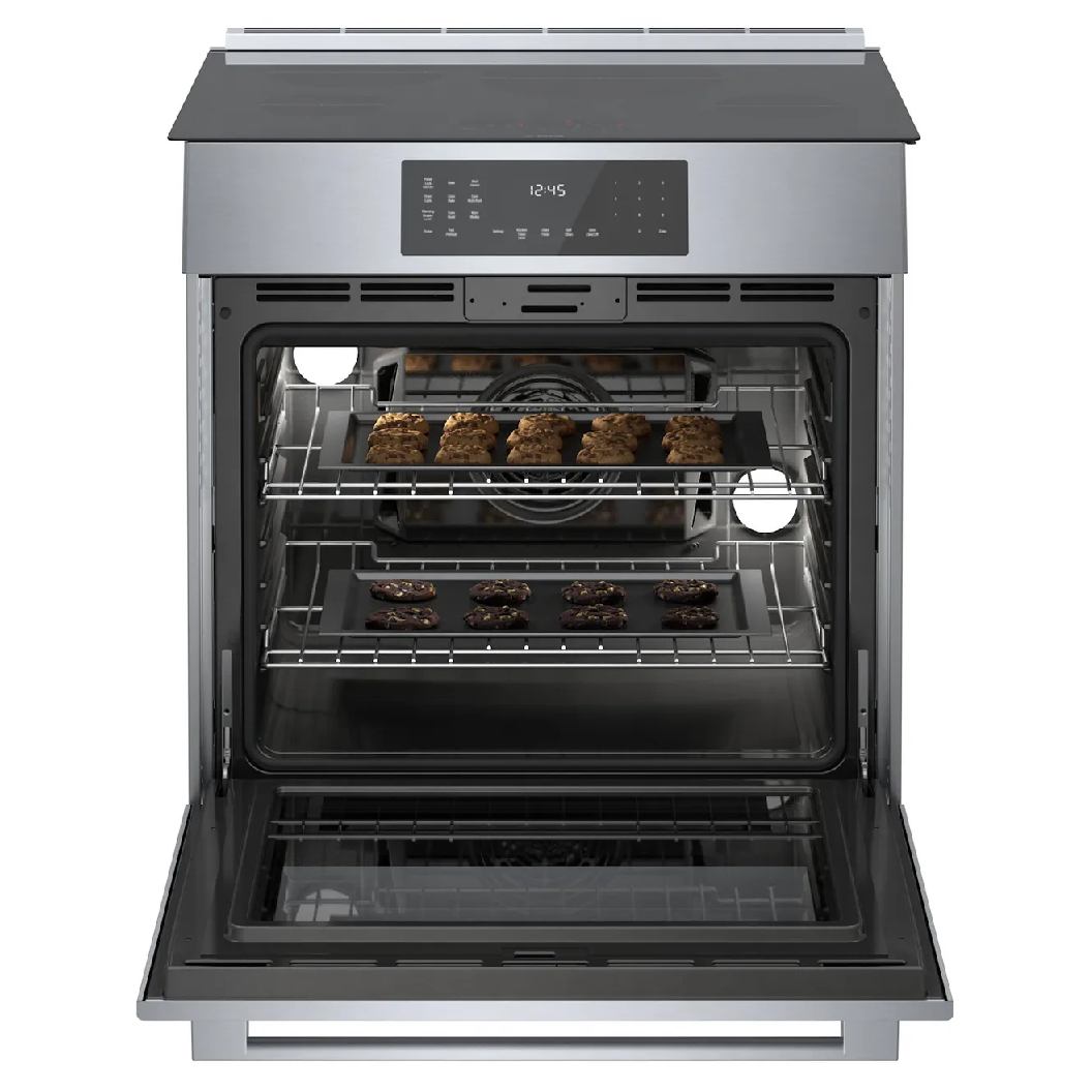 Cuisinière à induction encastrable 30 po Inox - Série 800 avec Tiroir réchaud