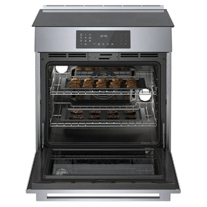 Cuisinière à induction encastrable 30 po Inox - Série 800 avec Tiroir réchaud