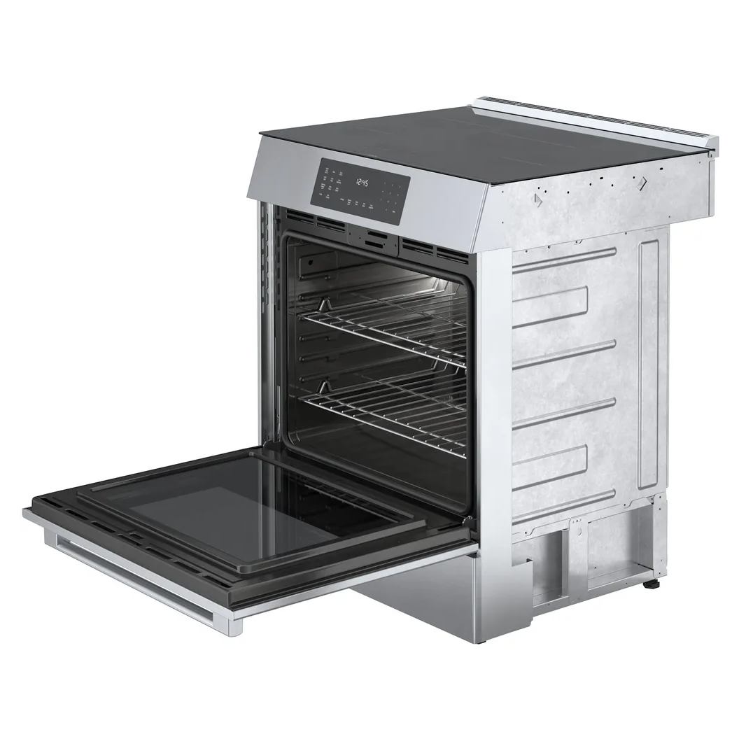Cuisinière à induction encastrable 30 po Inox - Série 800 avec Tiroir réchaud