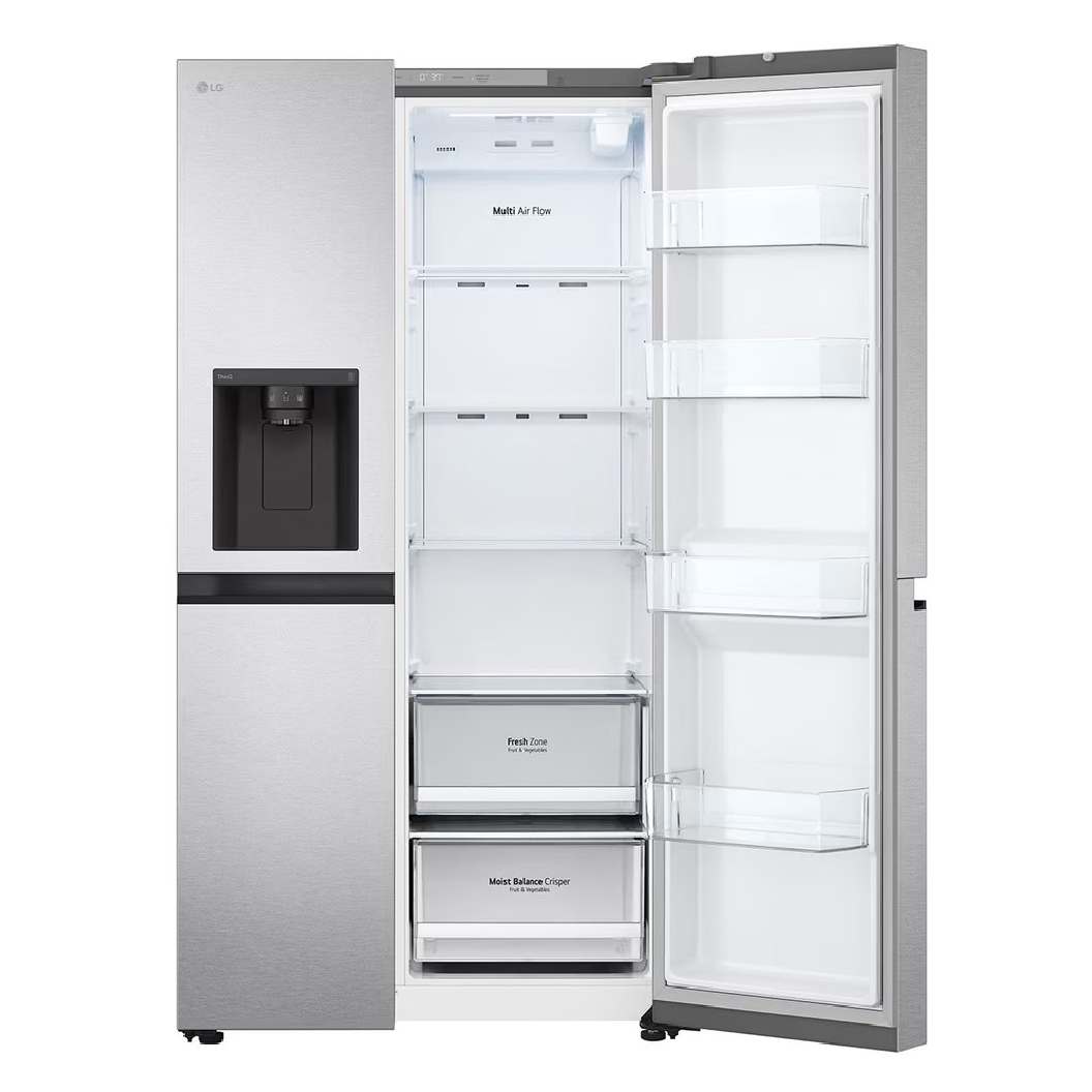 Réfrigérateur côte à côte 36 po, 29 pi³ Inox avec distributeur d'eau et de glaçons