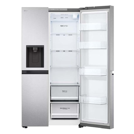 Réfrigérateur côte à côte 36 po, 29 pi³ Inox avec distributeur d'eau et de glaçons
