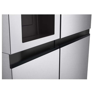 Réfrigérateur côte à côte 36 po, 29 pi³ Inox avec distributeur d'eau et de glaçons