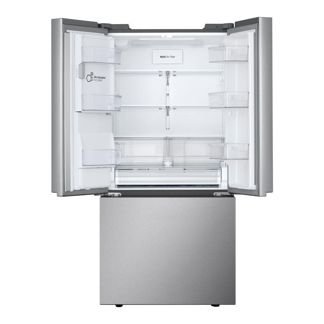 Réfrigérateur porte française 33 po 3 portes Inox