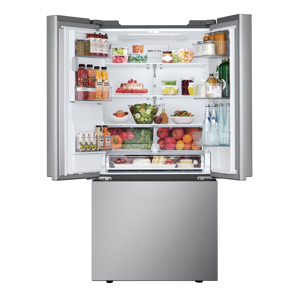 Réfrigérateur portes françaises Inox 33po