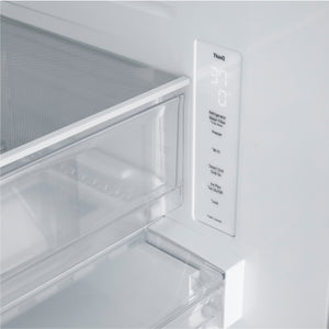 Réfrigérateur porte française 33 po, 24,5 pi³ 3 portes avec distributeur externe Slim SpacePlus™