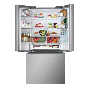 Réfrigérateur portes françaises inox 33po