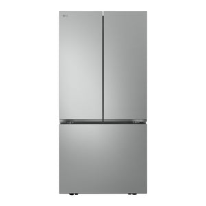 Réfrigérateur porte française 33 po 3 portes Argent