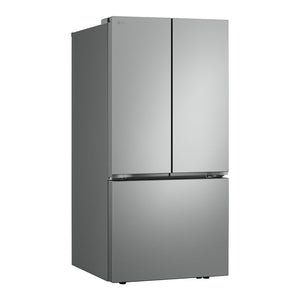 Réfrigérateur porte française 33 po 3 portes Argent