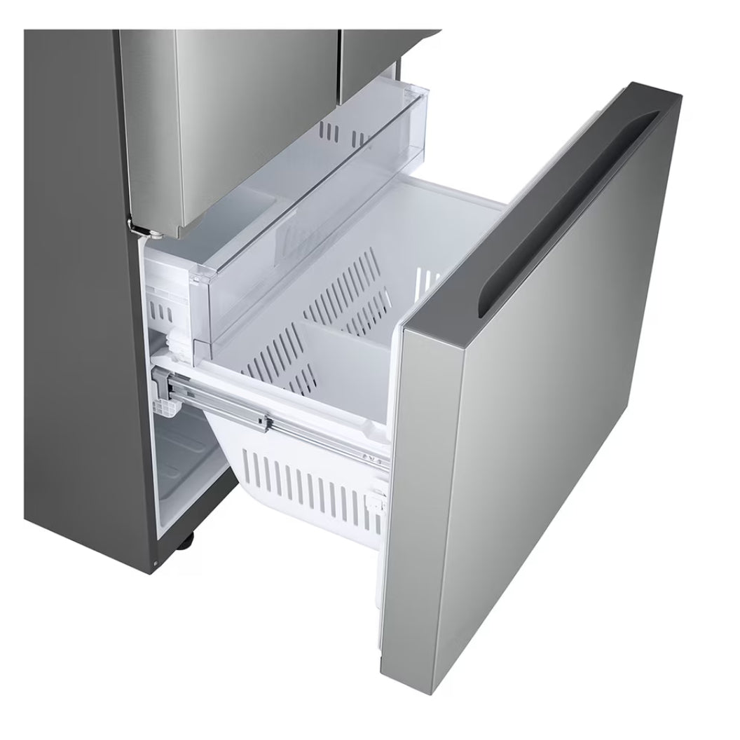Réfrigérateur porte française 33 po 3 portes Argent