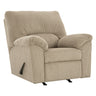 Fauteuil en tissu corduroy berçant et inclinable - SimpleJoy
