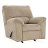 Fauteuil berçant et inclinable en tissu corduroy - SimpleJoy
