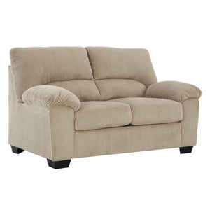 Causeuse en tissu corduroy - SimpleJoy