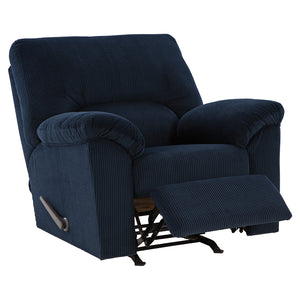 Fauteuil en tissu corduroy berçant et inclinable - SimpleJoy