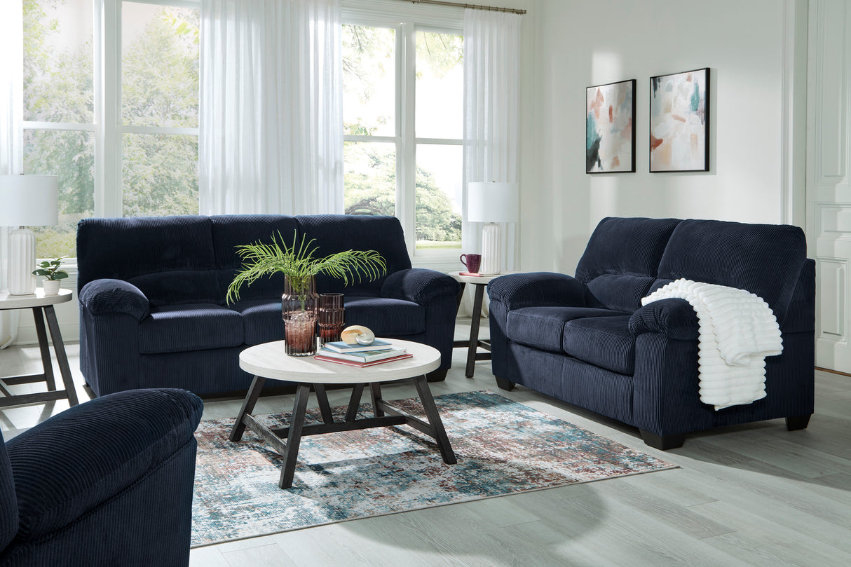 Fauteuil en tissu corduroy berçant et inclinable - SimpleJoy