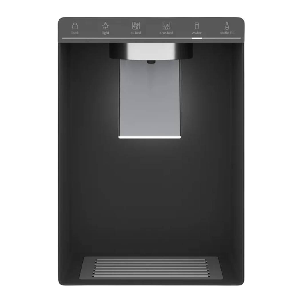 Réfrigérateur porte française 36 po 3 portes Inox noir