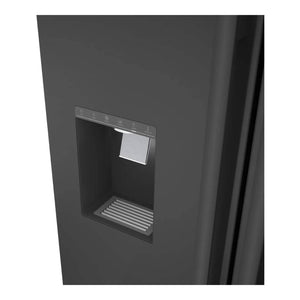 Réfrigérateur porte française 36 po 3 portes Inox noir