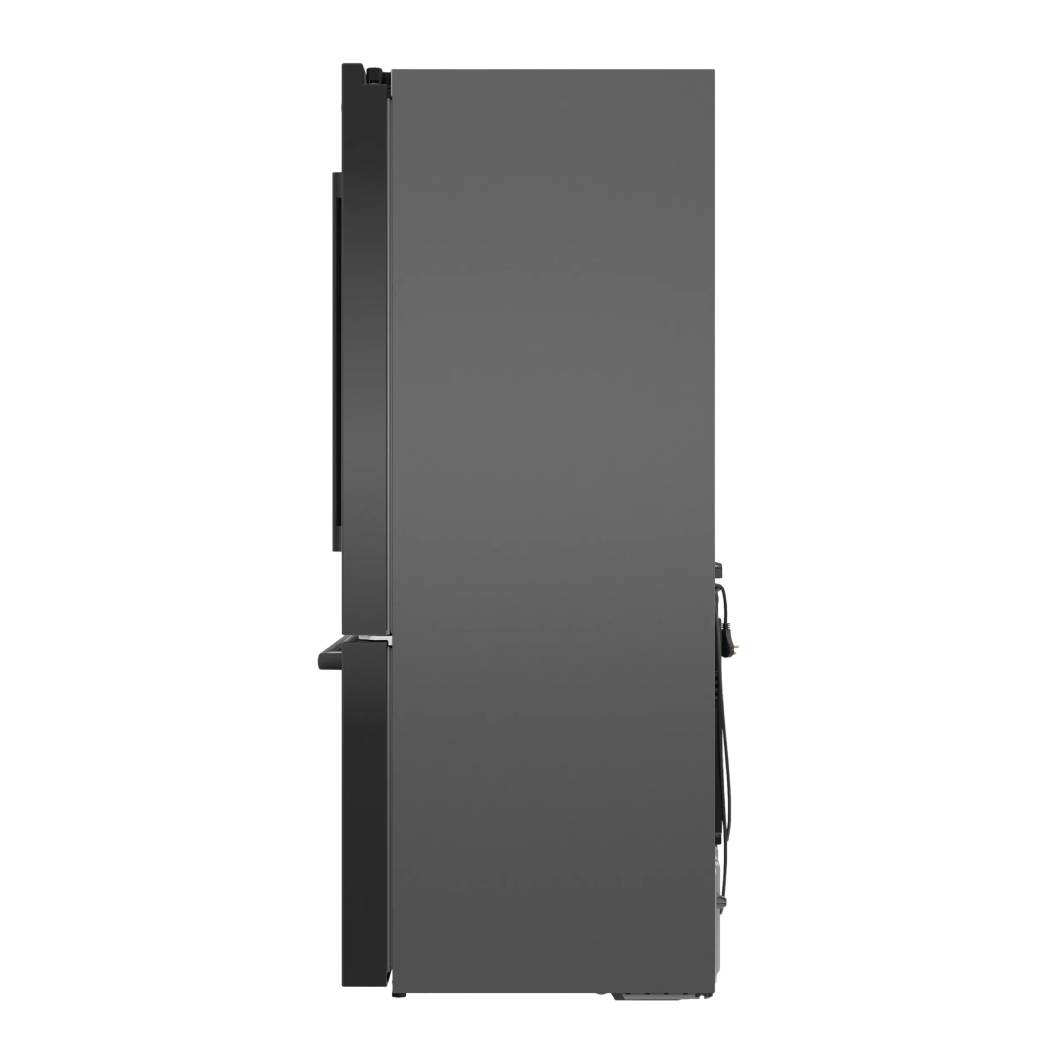 Réfrigérateur porte française 36 po 3 portes Inox noir