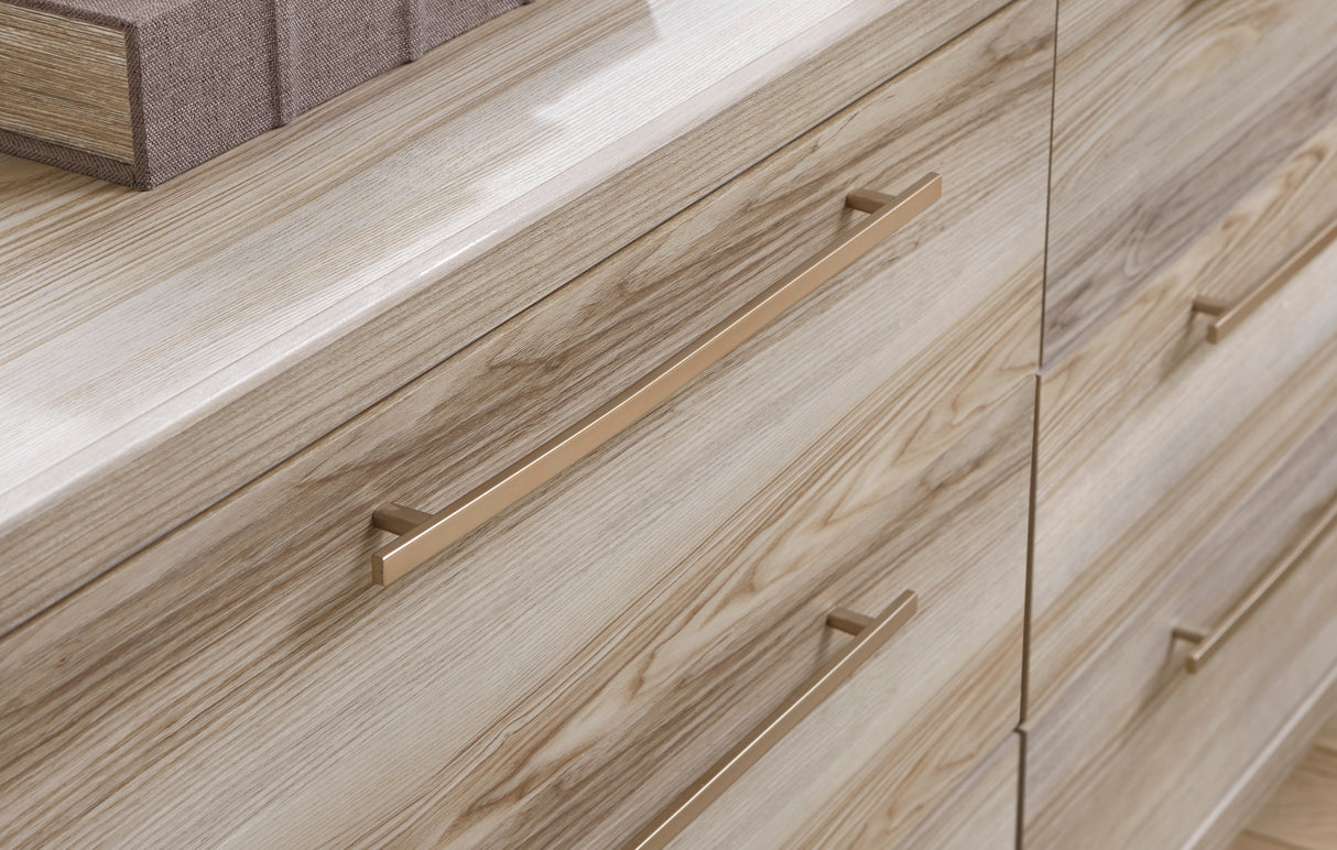 Commode à 5 tiroirs en bois naturel - Hasbrick