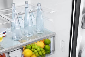 Réfrigérateur 4 portes Inox noir 36po