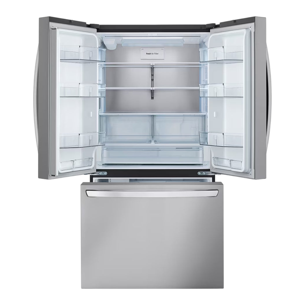 Réfrigérateur porte française 36 po 3 portes Inox Door Cooling