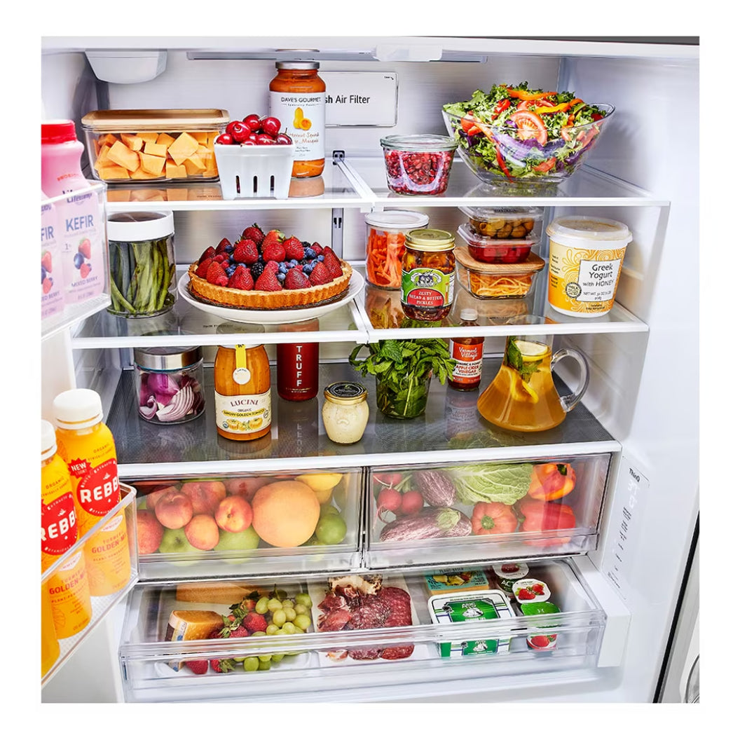 Réfrigérateur porte française 36 po 3 portes Inox Door Cooling
