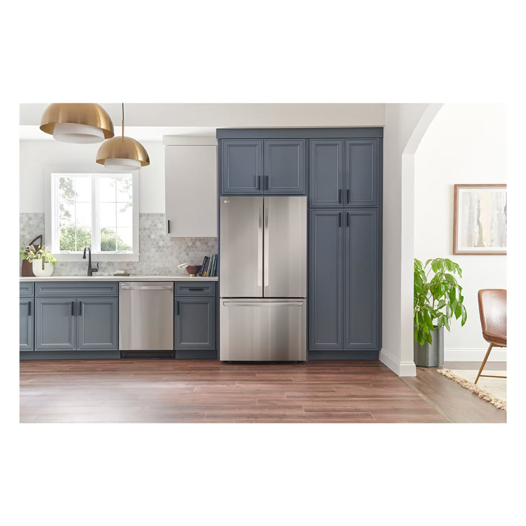 Réfrigérateur porte française 36 po 3 portes Inox Door Cooling