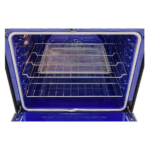 Cuisinière au gaz encastrable 30 po. 6,3 pi³, Inox noir avec Air Fry et Wi-Fi