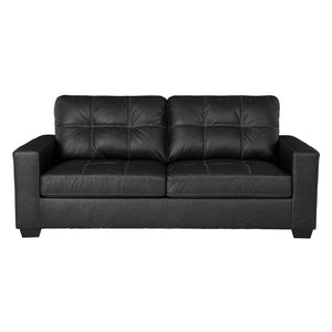 Sofa condo aspect cuir noir - Barlin Mills