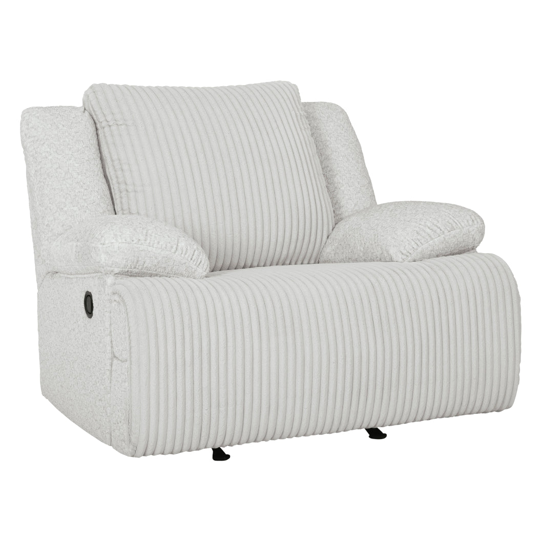 Fauteuil en velours côtelé berçant et inclinable - Top Tier