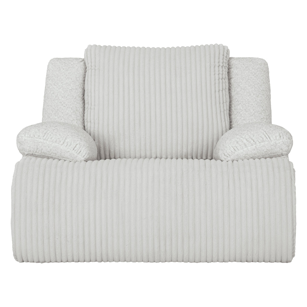 Fauteuil en velours côtelé berçant et inclinable - Top Tier