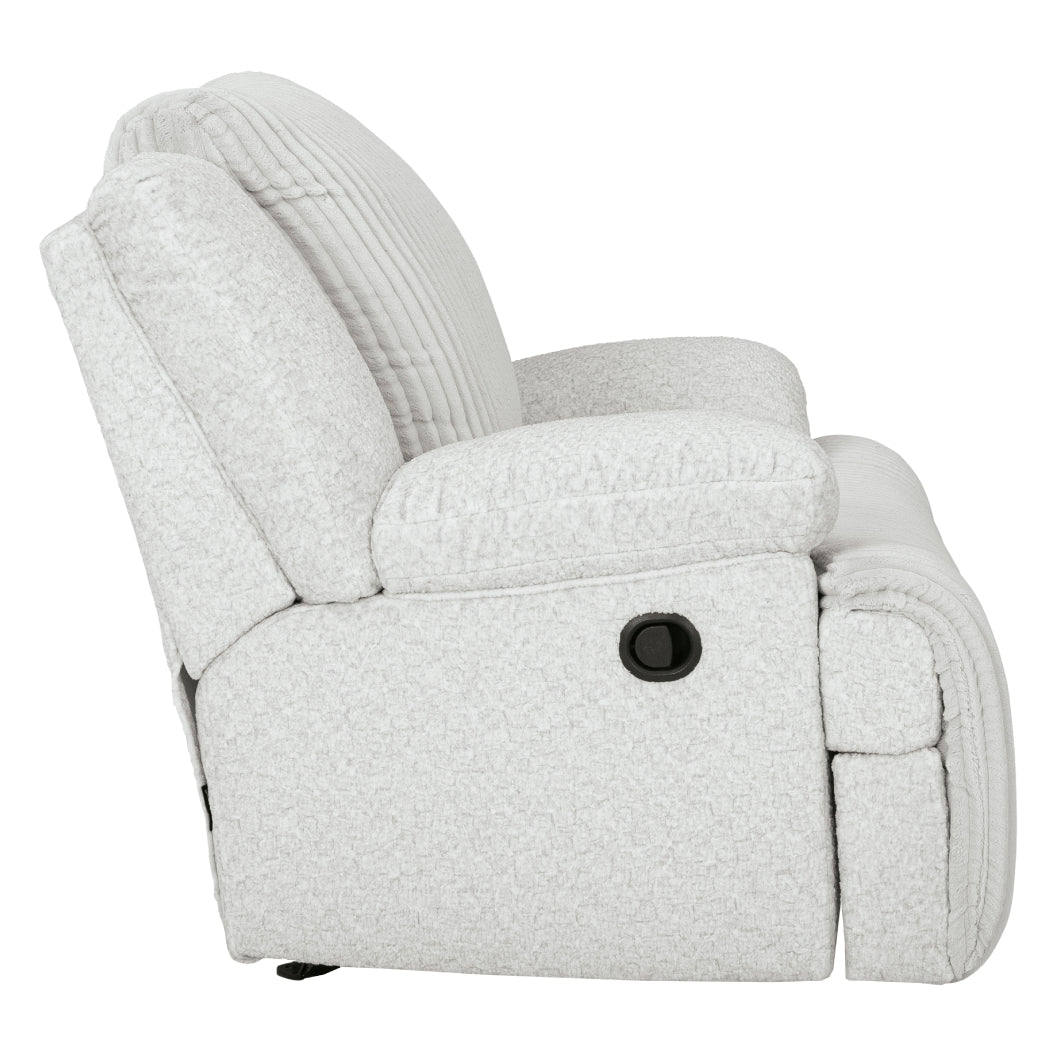 Fauteuil en velours côtelé berçant et inclinable - Top Tier
