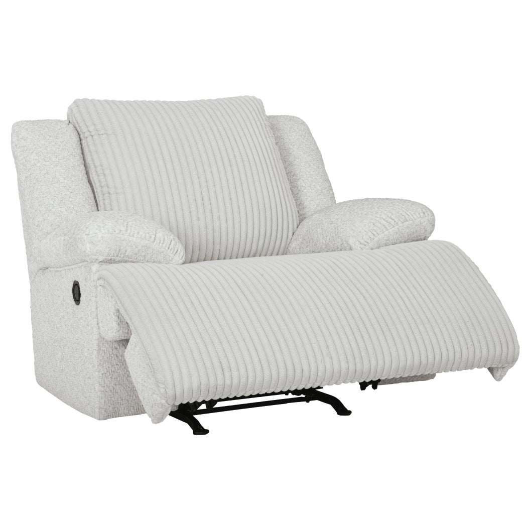 Fauteuil en velours côtelé berçant et inclinable - Top Tier