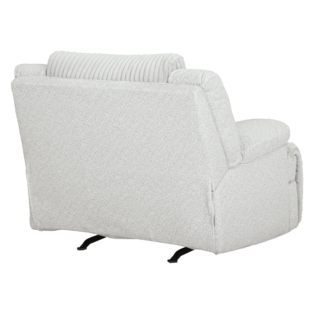 Fauteuil en velours côtelé berçant et inclinable - Top Tier