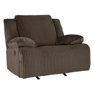Fauteuil en velours côtelé berçant et inclinable - Top Tier