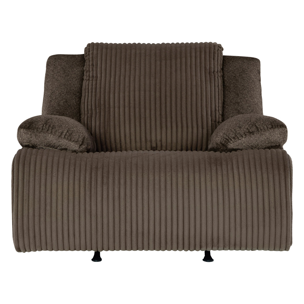 Fauteuil en velours côtelé berçant et inclinable - Top Tier