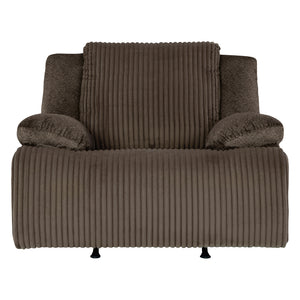 Fauteuil en velours côtelé berçant et inclinable - Top Tier
