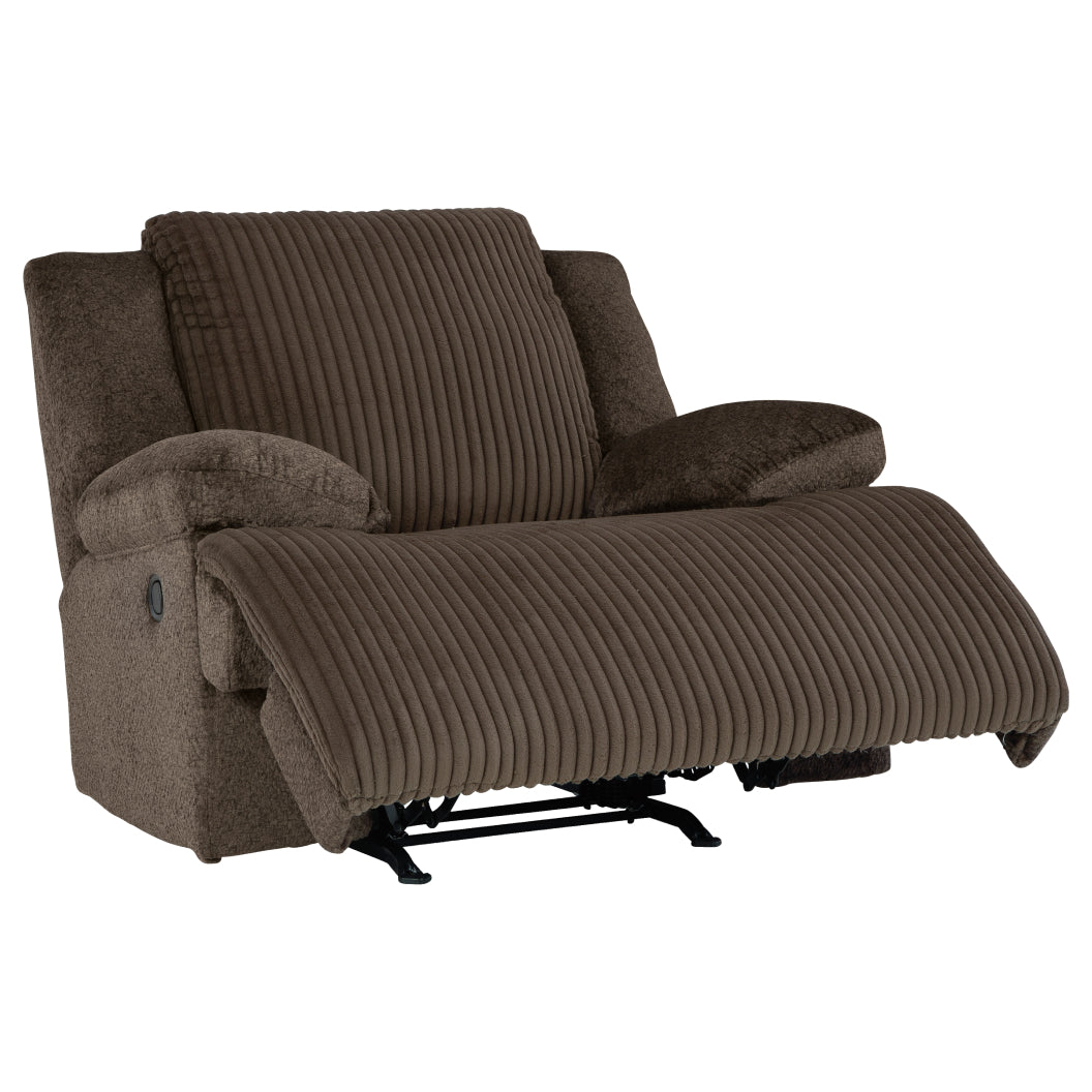 Fauteuil en velours côtelé berçant et inclinable - Top Tier
