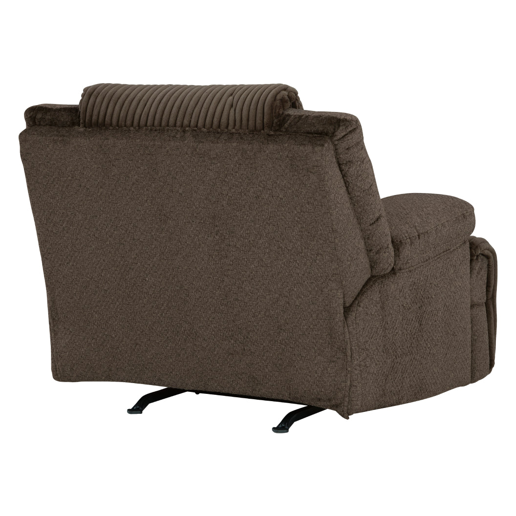 Fauteuil en velours côtelé berçant et inclinable - Top Tier