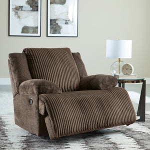 Fauteuil en velours côtelé berçant et inclinable - Top Tier