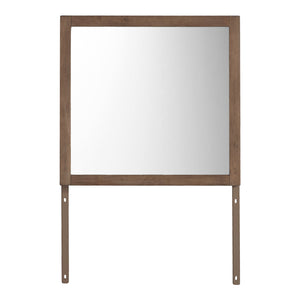 Miroir de bureau en bois brun clair - Tomtyn