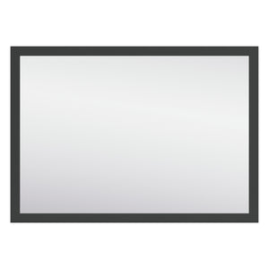 Miroir de bureau en bois/MDF noir - Cadmori