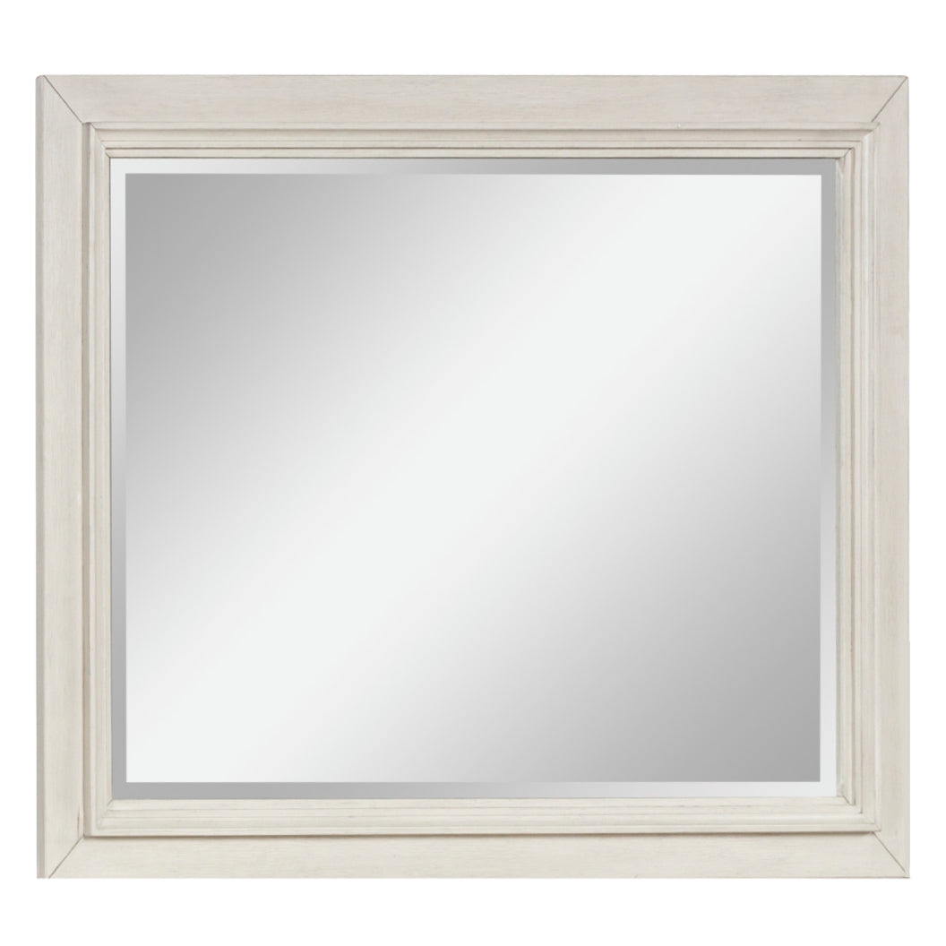 Miroir de bureau en bois/placage bicolore - Shaybrock