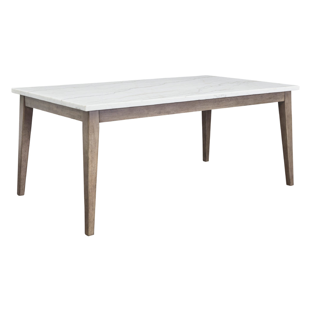 Table de salle à manger marbre blanche - Loyaska